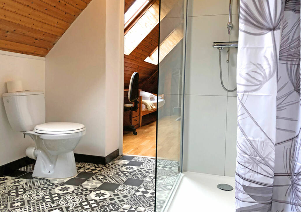 Salle de bain, wc de la location de vacances en Bretagne Sud