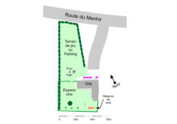 Plan de masse du Gîte du Menhir