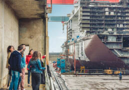 Visite guidée chantiers de l'Atlantique à Saint-Nazaire